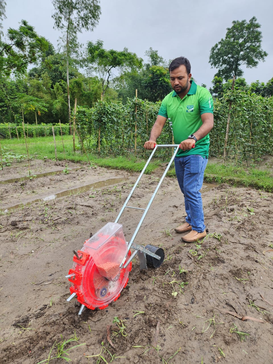 বীজ লাগানোর মেশিন